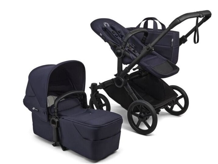 Universalus vežimėlis Bugaboo Donkey 6 MONO 2in1 Deep indigo/Deep indigo/black frame 6
