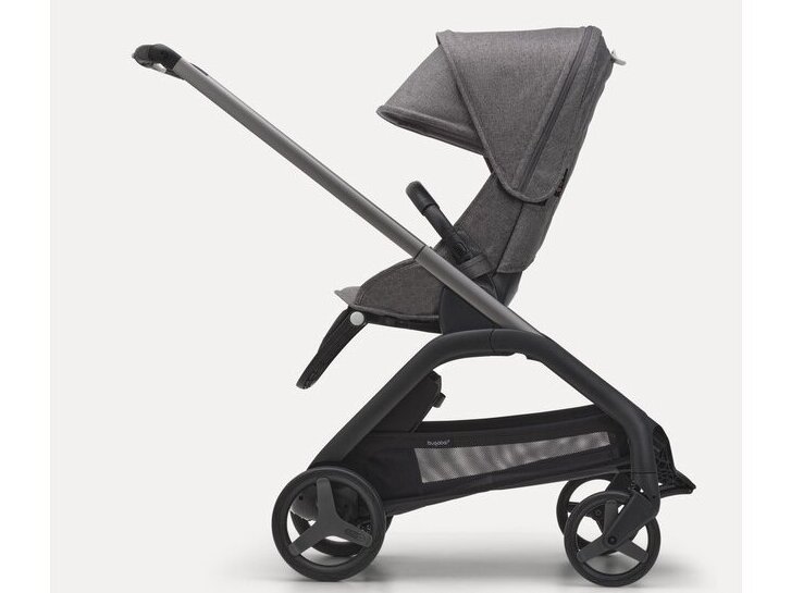 Universalus vežimėlio komplektas Bugaboo Dragonfly 2in1 Grey melange/ grey melange/ graphite frame 2 Universalus vežimėlio komplektas Bugaboo Dragonfly 2in1 Grey melange/ grey melange/ graphite frame 2