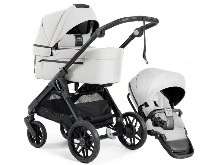 Universalus vežimėlis Emmaljunga Sento Max Ergo Plus 2in1 Urban Pearl