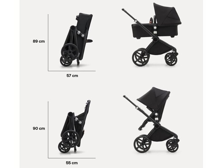 Bugaboo Fox Cub Forest green/ forest green/ black frame 5in1 10