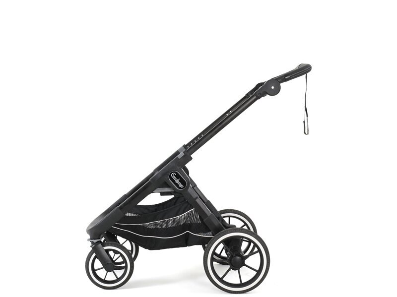 Universalus vežimėlio komplektas Emmaljunga NXT 90F Duo 2 in 1 Lounge L.White/Black važiuoklė 3