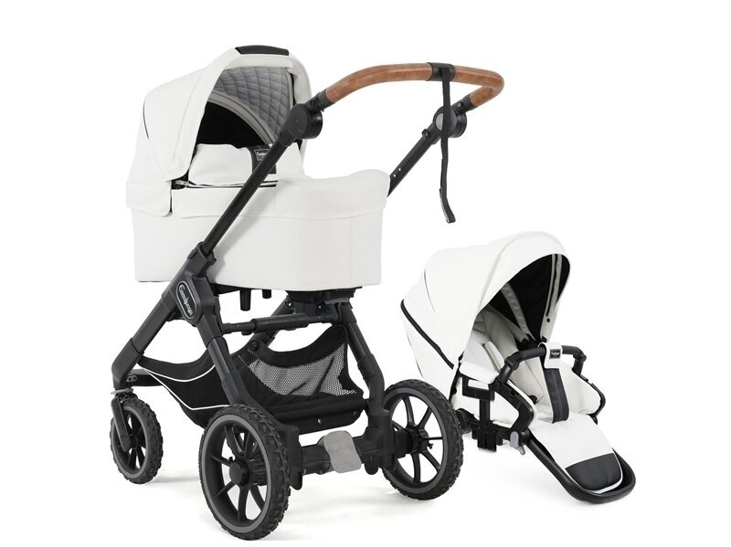 Universalus vežimėlio komplektas Emmaljunga NXT 90F Duo 2 in 1 L.White/Outdoor važiuoklė Universalus vežimėlio komplektas Emmaljunga NXT 90F Duo 2 in 1 L.White/Outdoor važiuoklė