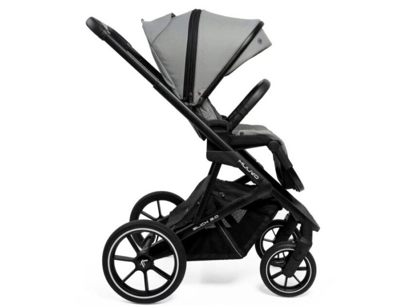 Stroller Muuvo Slick 2.0 Light Grey 2in1 3