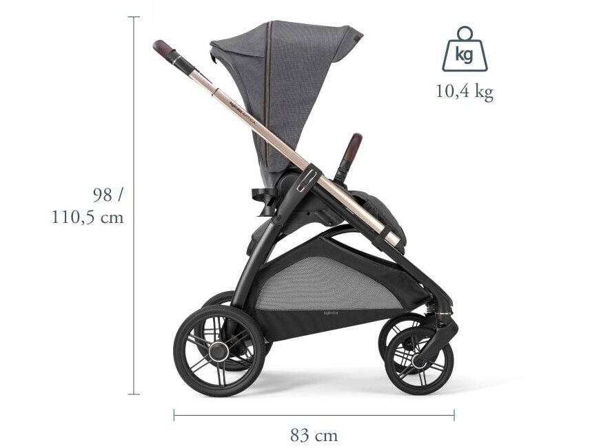 Inglesina Aptica 4in1 Pashmina Beige + Darwin Infant Recline 0-13 kg 8 Inglesina Aptica 4in1 Pashmina Beige + Darwin Infant Recline 0-13 kg 8