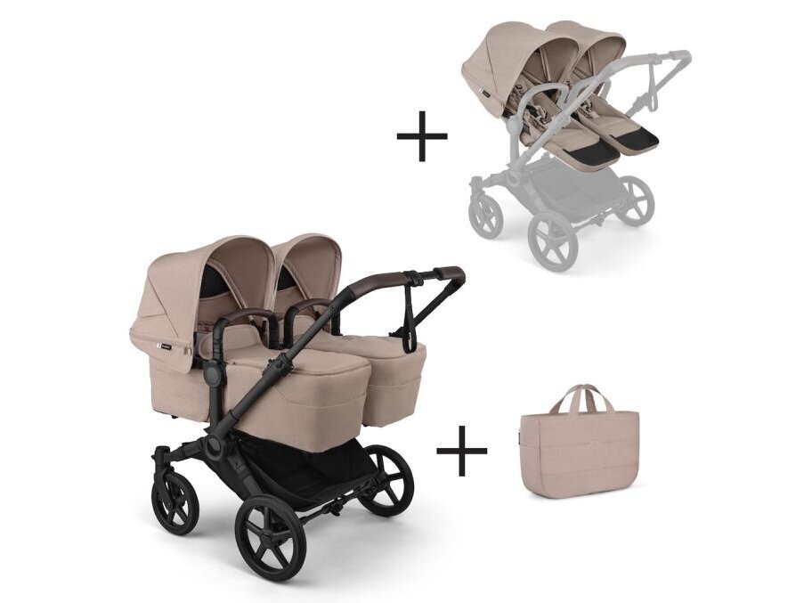 Bugaboo Donkey 6 TWIN 2in1 Desert taupe /Desert taupe /black frame