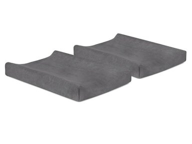 Vystymo lentos paklodės Storm Grey 50x70cm 2vnt Jollein Vystymo lentos paklodės Storm Grey 50x70cm 2vnt Jollein