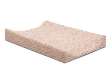 Vystymo lentos trikotažinė paklodė Jersey Snake Pale Pink 50x70cm Jollein Vystymo lentos trikotažinė paklodė Jersey Snake Pale Pink 50x70cm Jollein