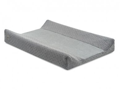 Vystymo lentos megztas užvalkalas Bliss Knit Storm Grey 50x70cm Jollein Vystymo lentos megztas užvalkalas Bliss Knit Storm Grey 50x70cm Jollein