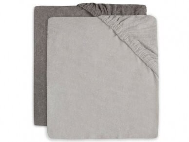 VYSTYMO LENTOS PAKLODĖS JOLLEIN 50X70CM TERRY Soft grey/Storm grey 2vnt VYSTYMO LENTOS PAKLODĖS JOLLEIN 50X70CM TERRY Soft grey/Storm grey 2vnt