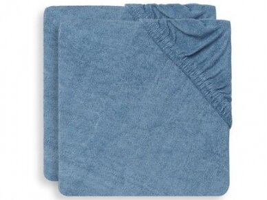 CHANGING MAT COVER JOLLEIN 50X70CM TERRY Jeans Blue