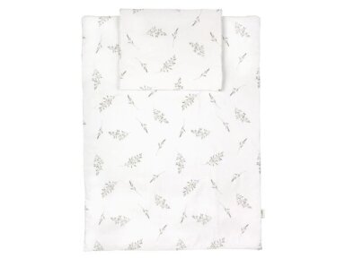 Waldin antklodės ir pagalvės užvalkalų komplektas 90x120 Green Twigs
