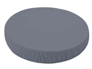 Organic Cotton Sheet 73x73 Oval Crib Graphite