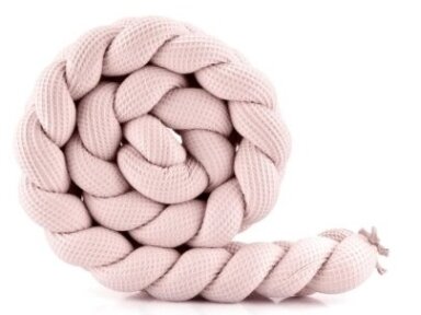 Waldin lovyčių grotelių apsaugos 210cm Waffle Pink Waldin lovyčių grotelių apsaugos 210cm Waffle Pink