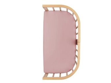 Fitted Sheet for 7in1 Bedside Crib Rose