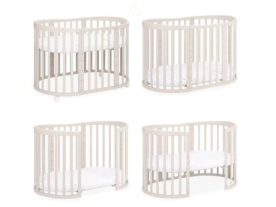 Waldin 7in1 Oval lovytė su čiužinuku Cashmere 5