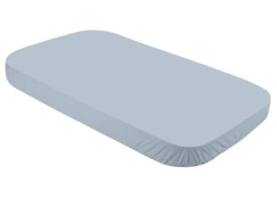 Organic Cotton Sheet 124x73 Blue for 7in1 Crib Blue Organic Cotton Sheet 124x73 Blue for 7in1 Crib Blue