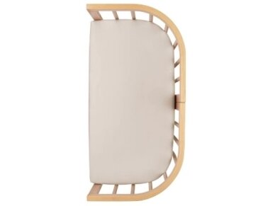 Waldin SIDEBED lovytės 7in1 medvilninė paklodė Beige Waldin SIDEBED lovytės 7in1 medvilninė paklodė Beige