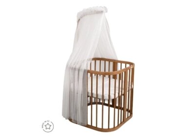 Woody baldakimo rinkinys 2in1 White canopy/Cashmere