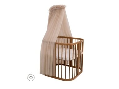Woody baldakimo rinkinys 2in1 Beige canopy/Vintage