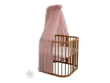 Woody baldakimo rinkinys 2in1 Pink canopy/Cashmere