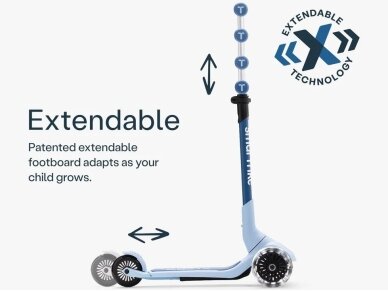 Xtend Mini ride scooter Blue 4 Xtend Mini ride scooter Blue 4