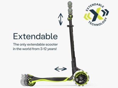 Xtend Ride on scooter Lime 5 Xtend Ride on scooter Lime 5