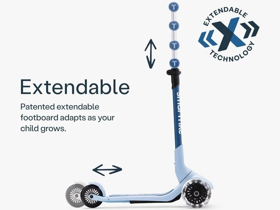 Xtend Mini ride scooter Blue 4 Xtend Mini ride scooter Blue 4