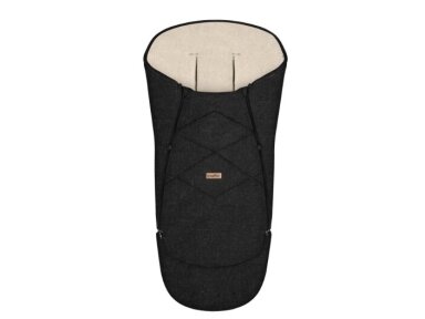 Zaffiro everGrow Scandi footmuff Black