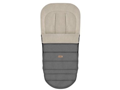 Zaffiro iGrow Aspen footmuff Light Grey