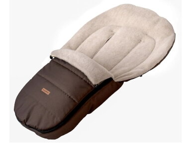 Zaffiro Classic Scandi 0-12m Stroller Sleeping Bag Brown
