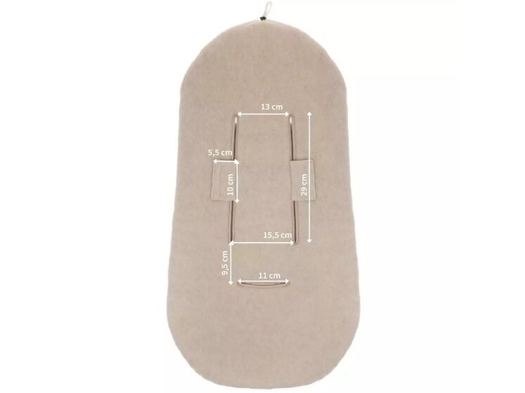 Zaffiro Necada Mini footmuff 0-18 month. Beige 3 Zaffiro Necada Mini footmuff 0-18 month. Beige 3
